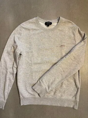A.P.C. 그레이 맨투맨 사이즈 S