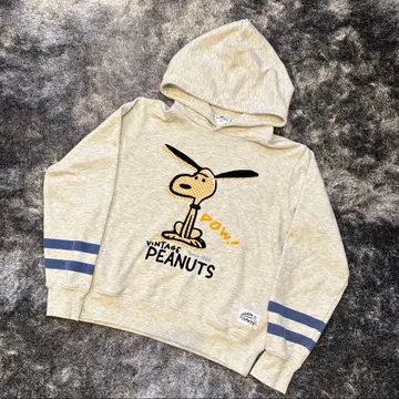 올드 스누피 후드티 S 유니버셜
