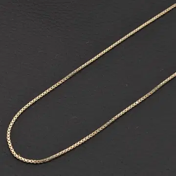 빈티지 이탈리아 실버 925 박스 체인 목걸이 2.6g