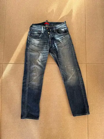 레드카드 REDCARD 스트레이트 데님 25(28) 다크 블루