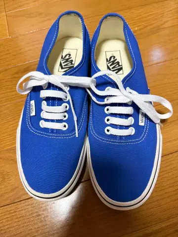 Vans 오센틱 스니커즈 스케이터 파랑 블루