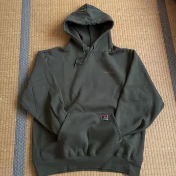 남성용 BEN DAVIS 올리브 후드티 X-LARGE