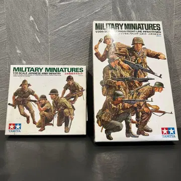 타미야 1/35 스케일 일본 육군 보병과 독일 전선 보병