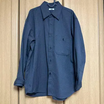 UNIQLO U 트윌 워크 오버사이즈 셔츠