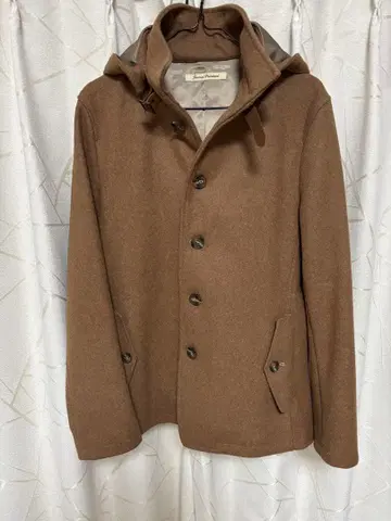 Journal Standard 멜톤울 후디드 숏코트