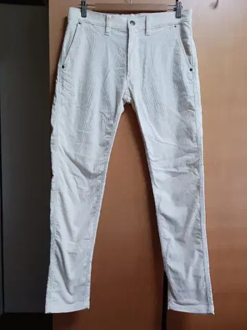 러셀의 화이트 코듀로이 남성용 골프 팬츠