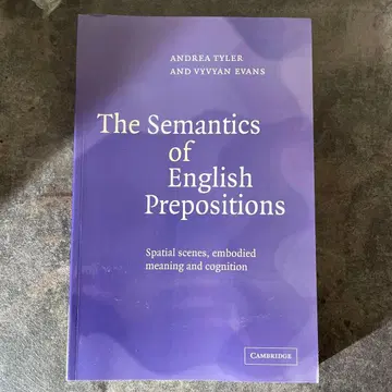 The Semantics of English Prepositions