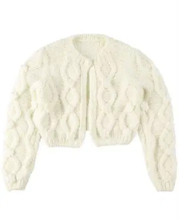 Bibiy 플라워 니트 가디건