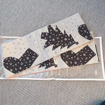 마돈나 반폭 오비 크리스마스 패턴