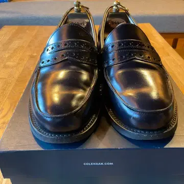 SANDER 영국제 로퍼 네이비 사이즈 7