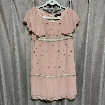 y120611 JUSGLITTY 드레스 원피스 펄 장식 사이즈2