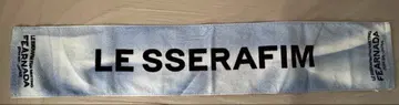 LE SSERAFIM 팬미팅 슬로건 타월 르세라핌