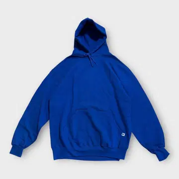 90s 데드스탁 RUSSELL ATHLETIC 후드티 블루 L 러셀