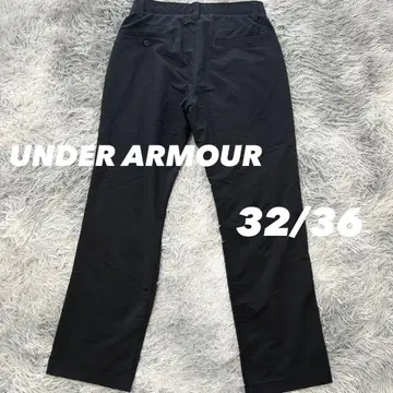 언더아머 팬츠 스트레치 가을/겨울 블랙 허리밴딩