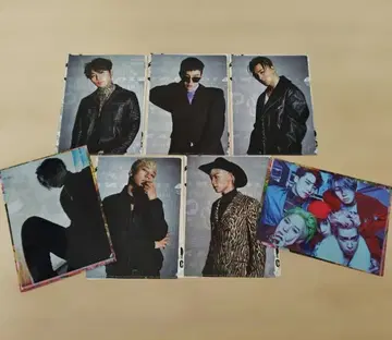 BIGBANG G-DRAGON 클리어 파일 7장 세트