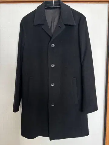 STUDIOUS/울/캐시미어/체스터/롱 기장/블랙