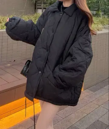 미사용 새상품 Ada. 스텐칼라 충전솜 퀼팅 퍼퍼 자켓