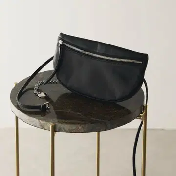 Whim Gazette 윔 가젯 바디백 숄더 가죽 블랙