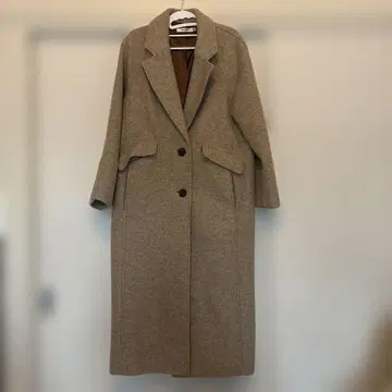 moussy 베이지 롱 코트