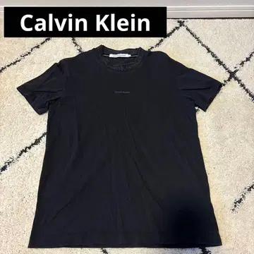 CALVIN KLEIN JEANS 블랙 T셔츠
