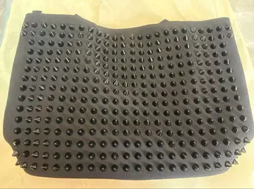 스터드 장식 블랙 2Way 숄더백