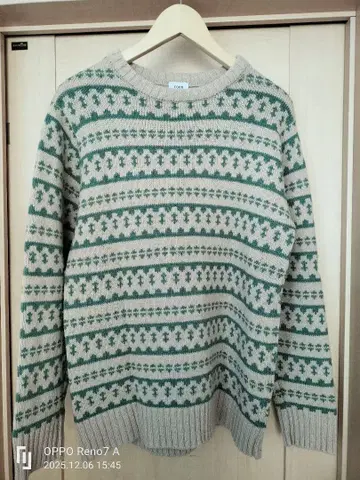 coen 남성용 니트 미디엄