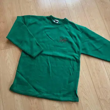 리 코튼 블렌드 그린 트레이닝복