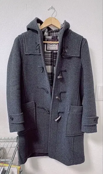 LONDON Tradition 그레이 더플 코트