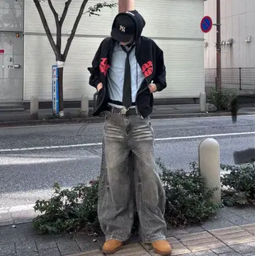 elev 와이드 디자인 데님