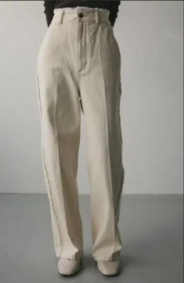 STYLEMIXER/스타일믹서/스타미키 센터 프레스 데님