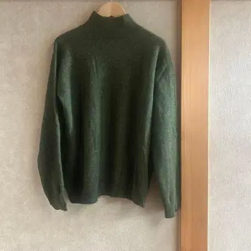 요건 레일 그린 스웨터 M