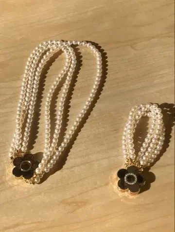 MARY QUANT (마리콴트) 초커&팔찌 세트