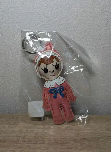 [ 미개봉 새상품 ]  가죽 키링 핑크