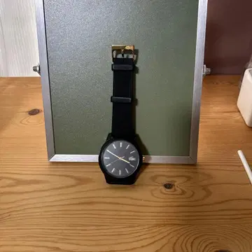 블랙 아날로그 손목시계