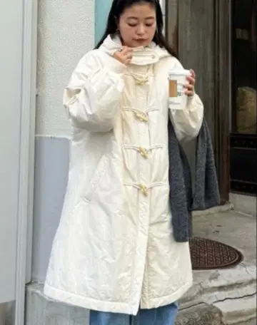 willow 충전솜 더플 롱 코트