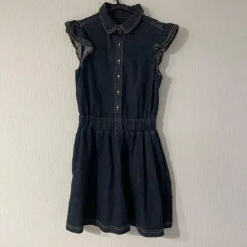 To b. 데님 반팔 원피스 38