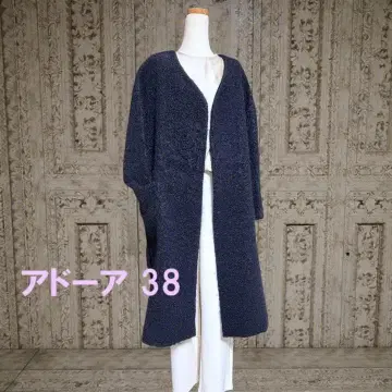 어도어 ADORE 38 모헤어 울 롱 코트 네이비 클리닝 완료