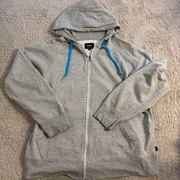 HUF 지퍼 후드티 그레이 L 사이즈