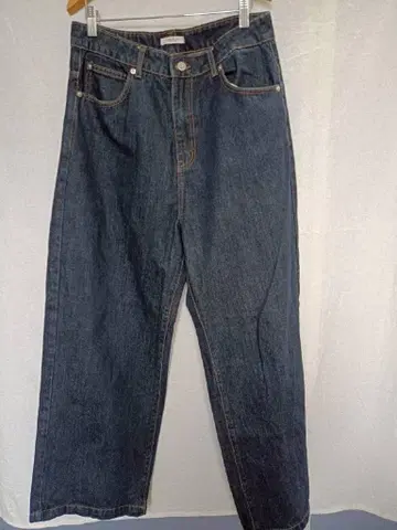 클래식 엘프 하이웨스트 와이드 데님 팬츠 네이비 XL