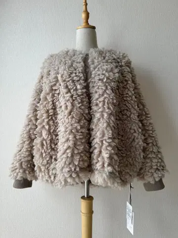 스콧 클럽 마리 인형 리버서블 보아 블루종 아우터 38 M