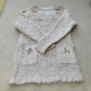 레어 LIZ LISA 복슬복슬 니트 미니 원피스