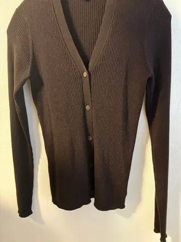 Theory 리브 브라운 가디건 S