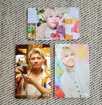 timelesz FAM 트레이딩 카드 마츠시마 소 & 시노즈카 다이키