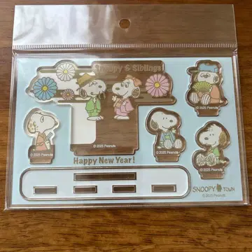 스누피타운 Happy New Year 아크릴 스탠드