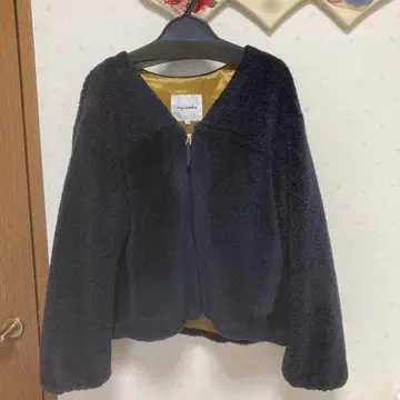 Mylanka 네이비 플리스 자켓 38