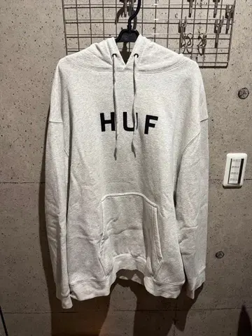 HUF 그레이 XL 후드티