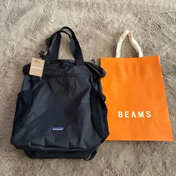 미사용 새상품 택 포함 patagonia 블랙 토트백&백팩