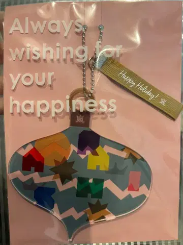 아라시 컬러풀 오너먼트형 키링