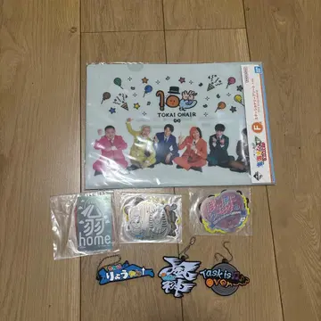 도카이 온에어 제일복권 클리어 파일 스티커 러버 키링