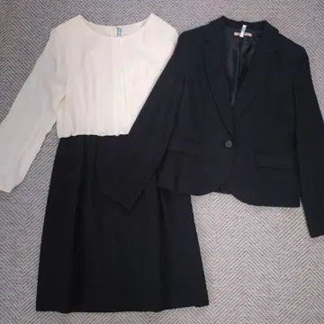 내추럴 뷰티 베이직 원피스 자켓 세트 L 포멀